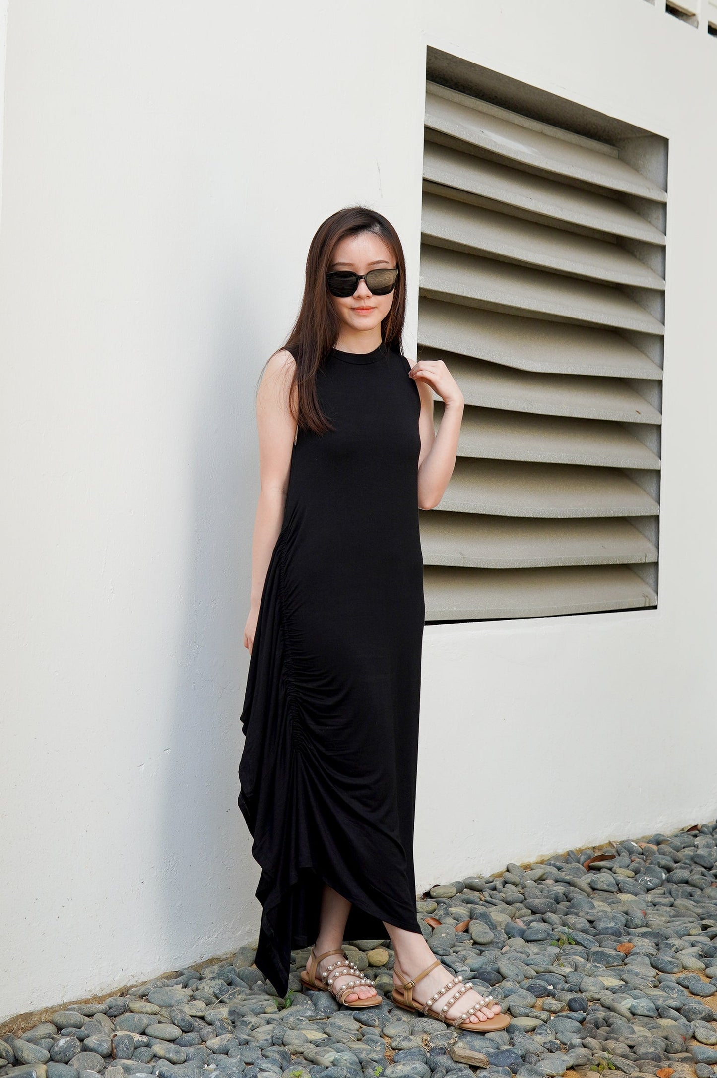 cascade dress