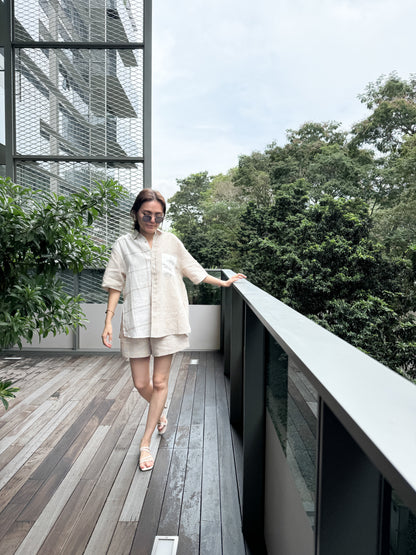 linen lexi top