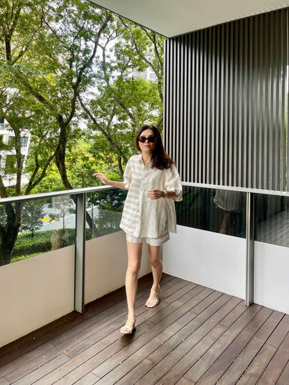 linen lexi top