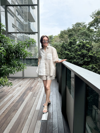 linen lexi top