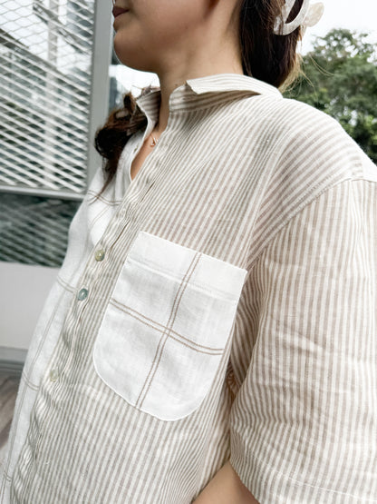linen lexi top