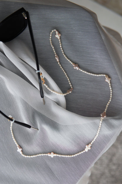 fresh water multi-way pearl strap/necklace