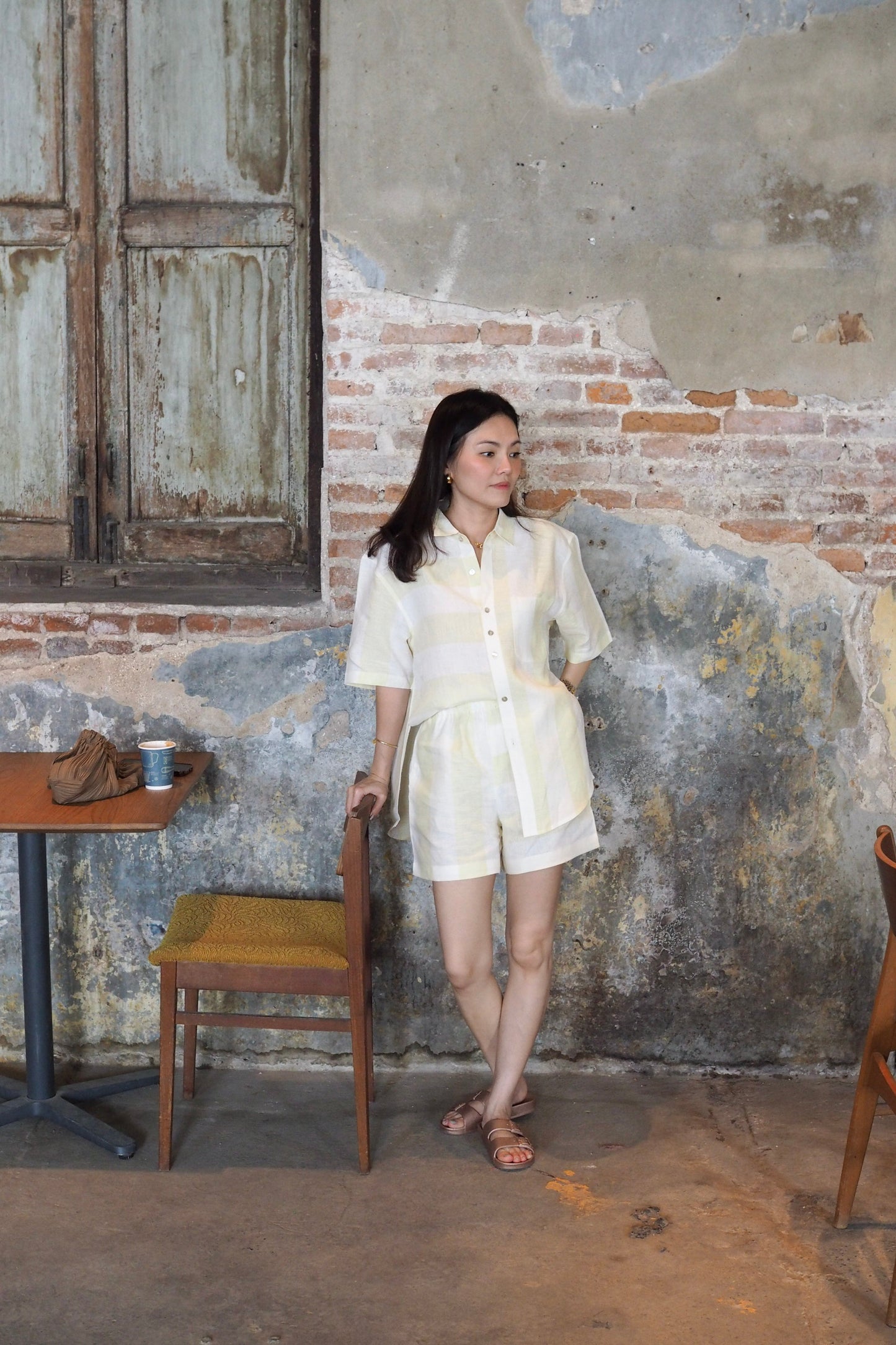 linen lexi top