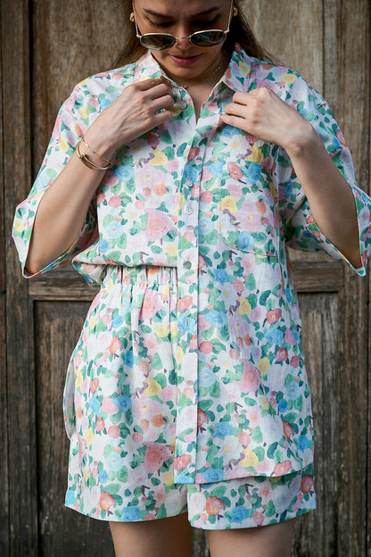 linen lexi top