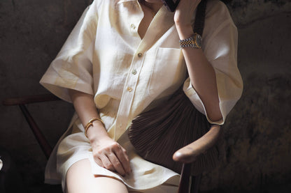linen lexi top