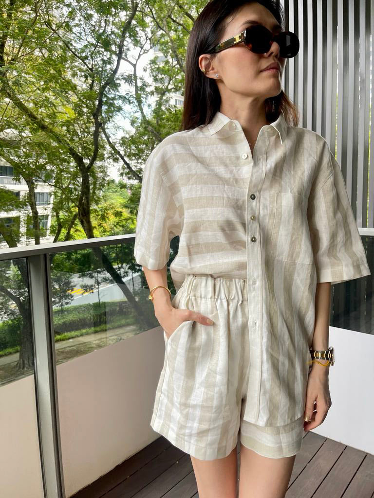 linen lexi top