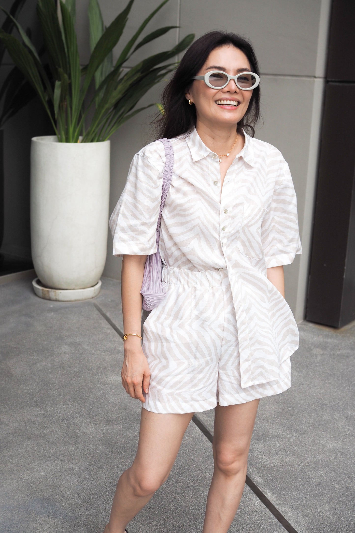linen lexi top
